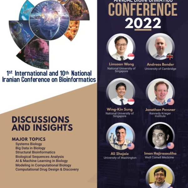 1st International and 10th National Iranian Conference on Bioinformatics
